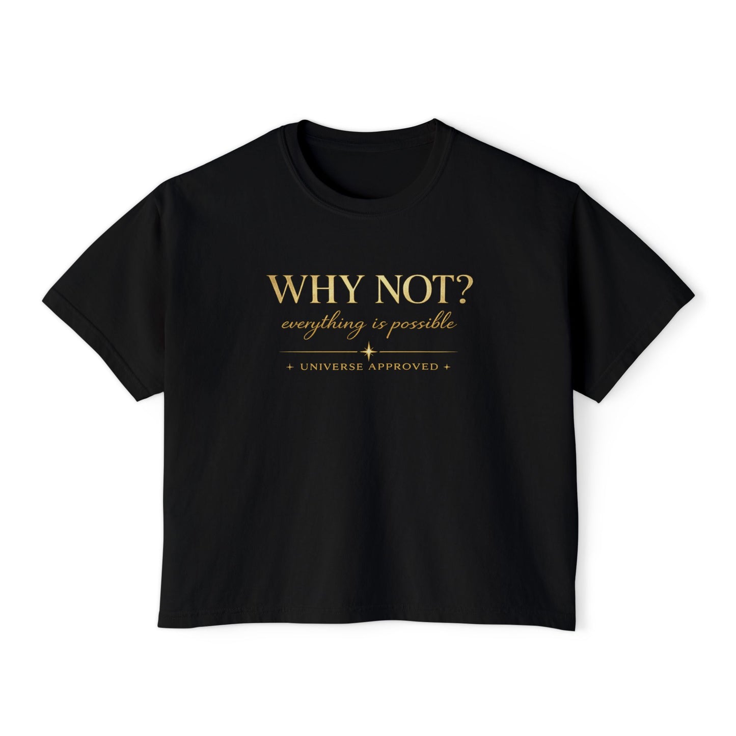 Why Not? Everything is possible | Boxy Tee