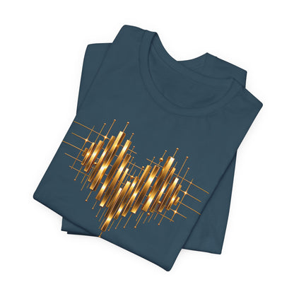 Heart Gold Bars | Unisex Tee