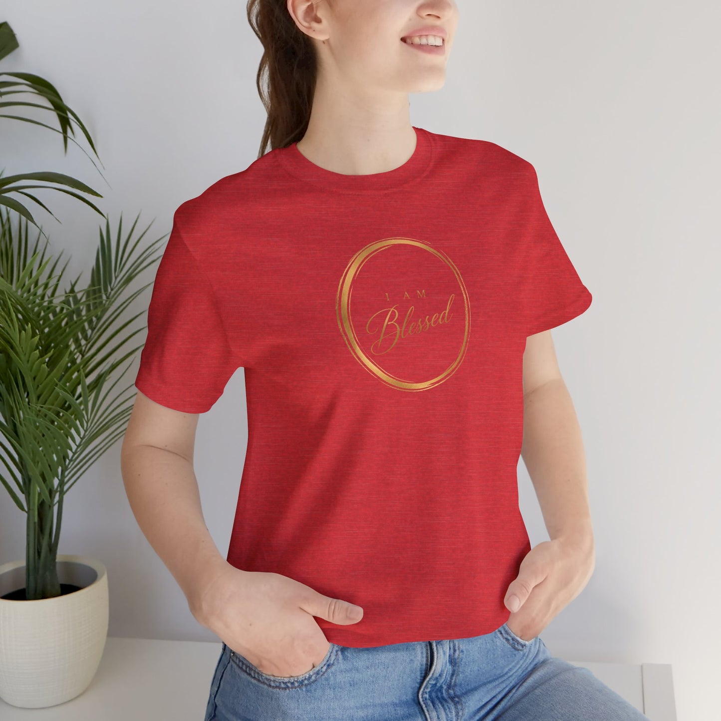 I Am Blessed Unisex Shirt, Affirmation T-shirt, Gratitude Tee, Spiritual Shirt, Positive Affirmation Clothing, Self Love Gift, Inspirational Blessed Tee
