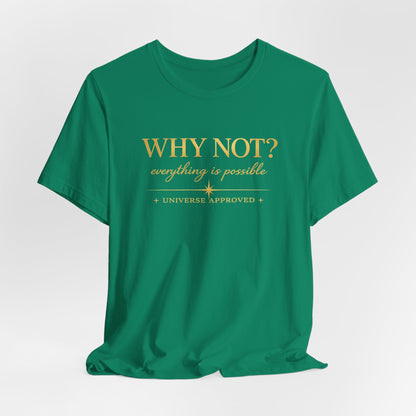 Why Not? Everything is possible | Unisex Tee
