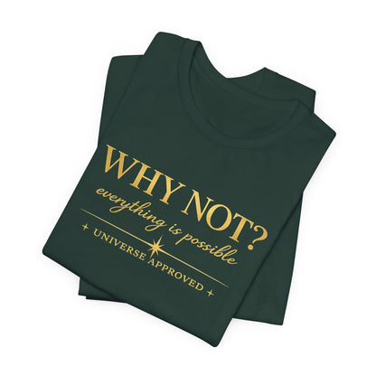Why Not? Everything is possible | Unisex Tee