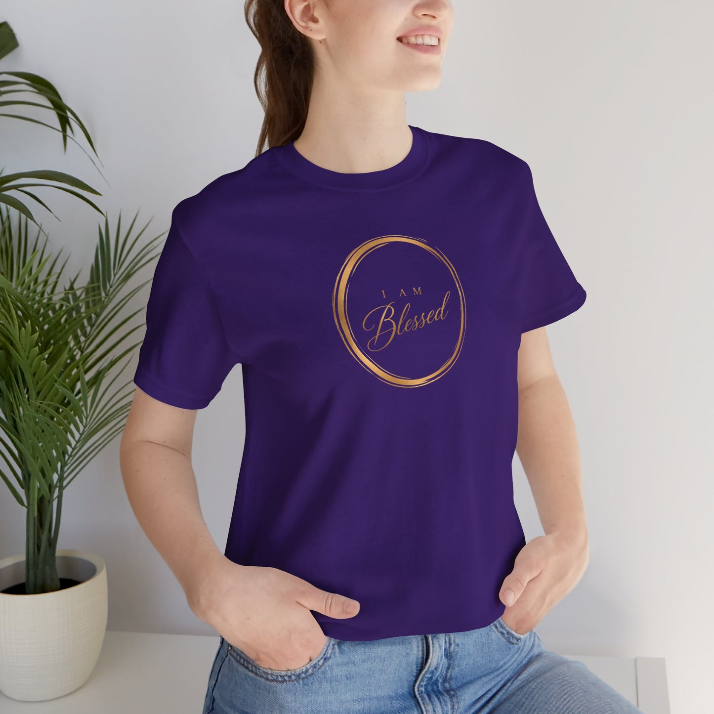 I Am Blessed Unisex Shirt, Affirmation T-shirt, Gratitude Tee, Spiritual Shirt, Positive Affirmation Clothing, Self Love Gift, Inspirational Blessed Tee