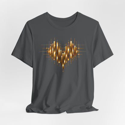 Heart Gold Bars | Unisex Tee