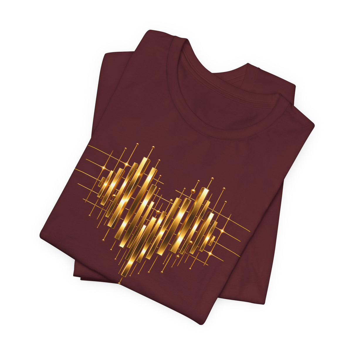Heart Gold Bars | Unisex Tee