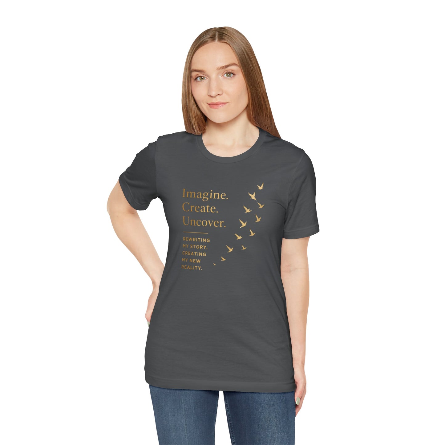 Imagine. Create. Uncover. (Birds) | Unisex Tee