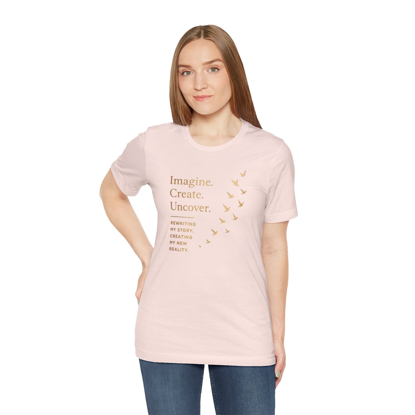Imagine. Create. Uncover. (Birds) | Unisex Tee