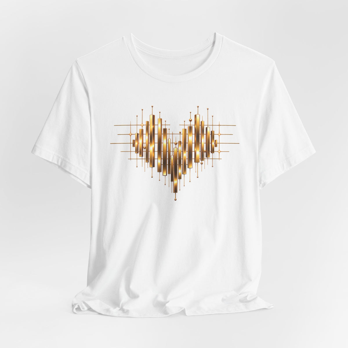 Heart Gold Bars | Unisex Tee