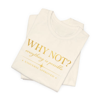 Why Not? Everything is possible | Unisex Tee