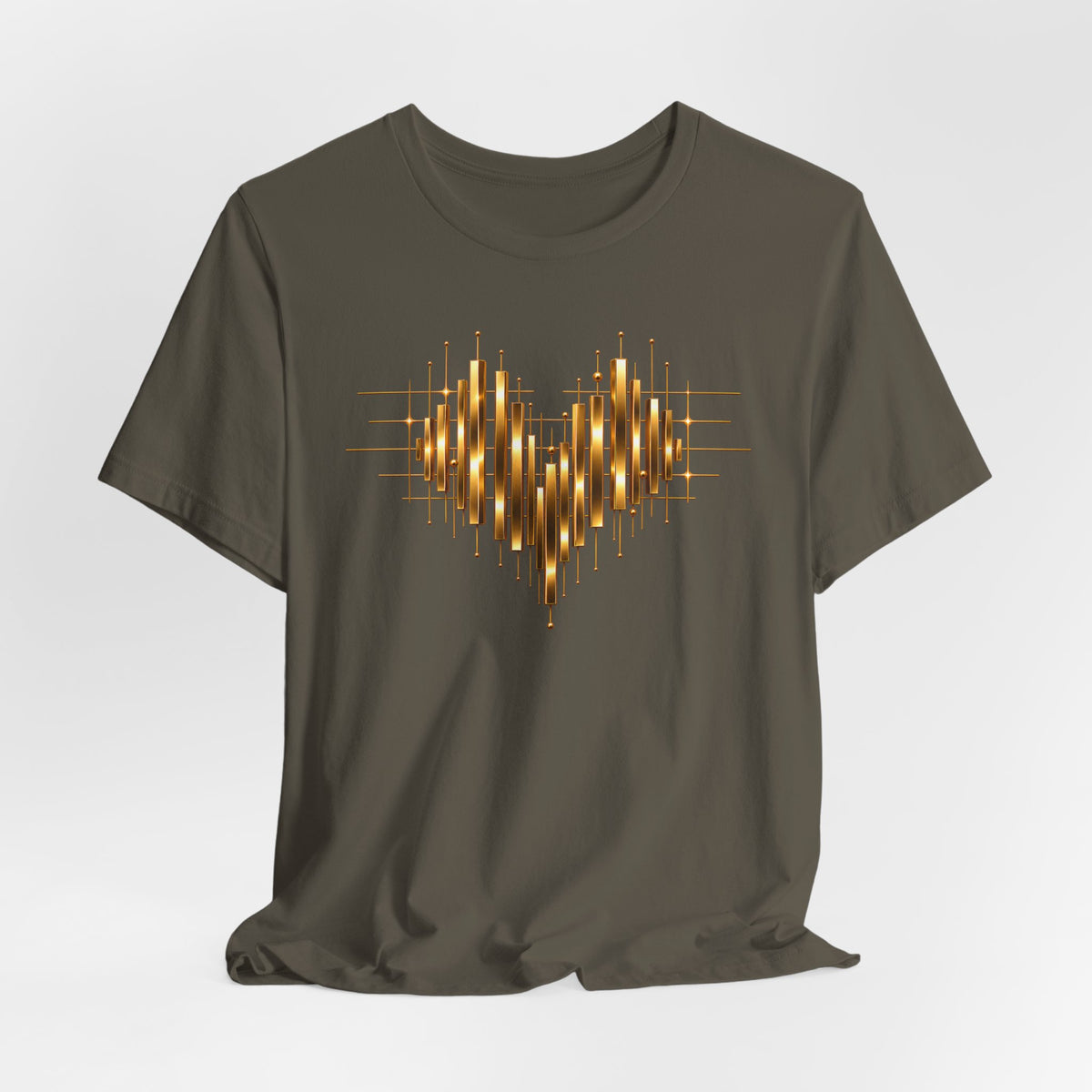 Heart Gold Bars | Unisex Tee