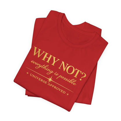 Why Not? Everything is possible | Unisex Tee