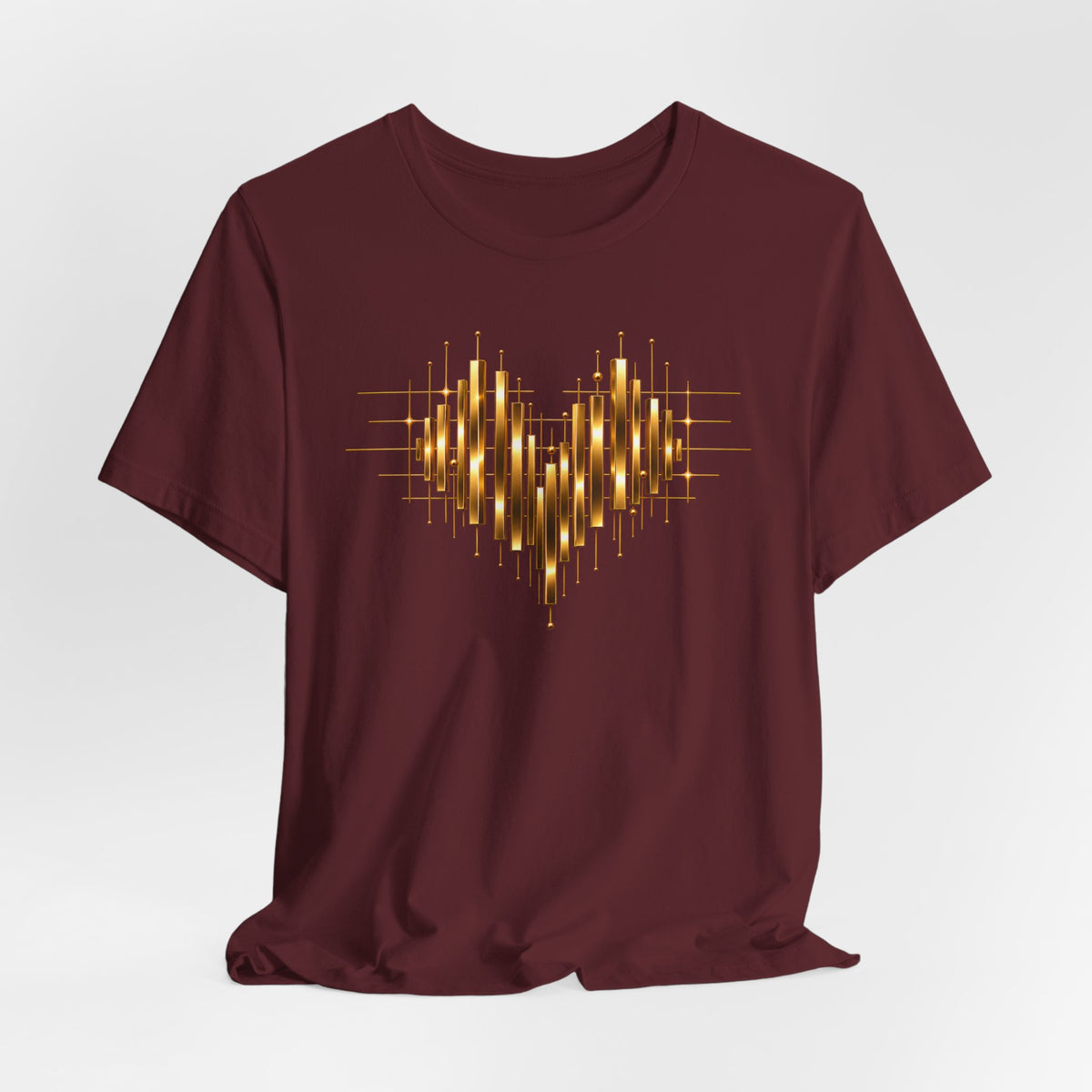 Heart Gold Bars | Unisex Tee