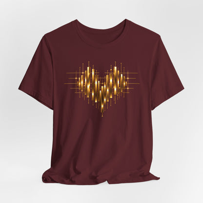 Heart Gold Bars | Unisex Tee