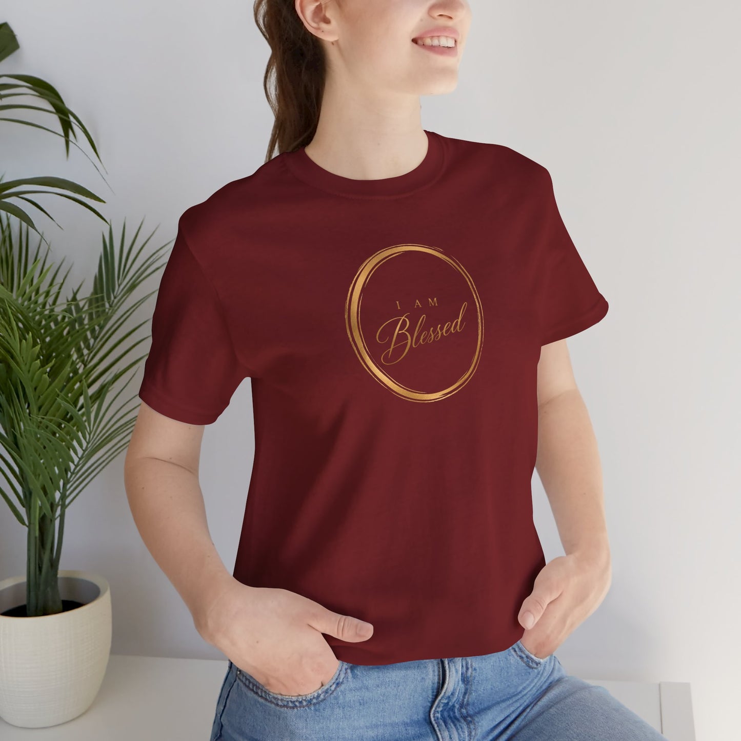 I Am Blessed Unisex Shirt, Affirmation T-shirt, Gratitude Tee, Spiritual Shirt, Positive Affirmation Clothing, Self Love Gift, Inspirational Blessed Tee