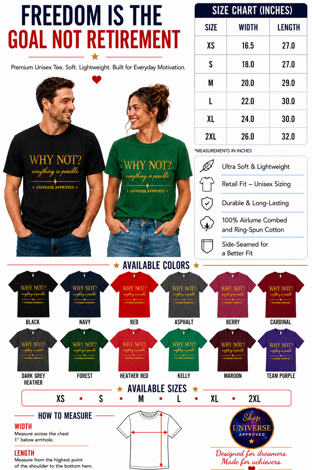 Why Not? Everything is possible | Unisex Tee