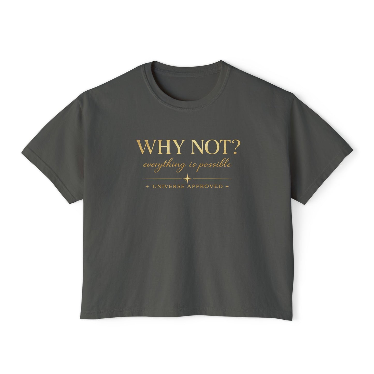Why Not? Everything is possible | Boxy Tee