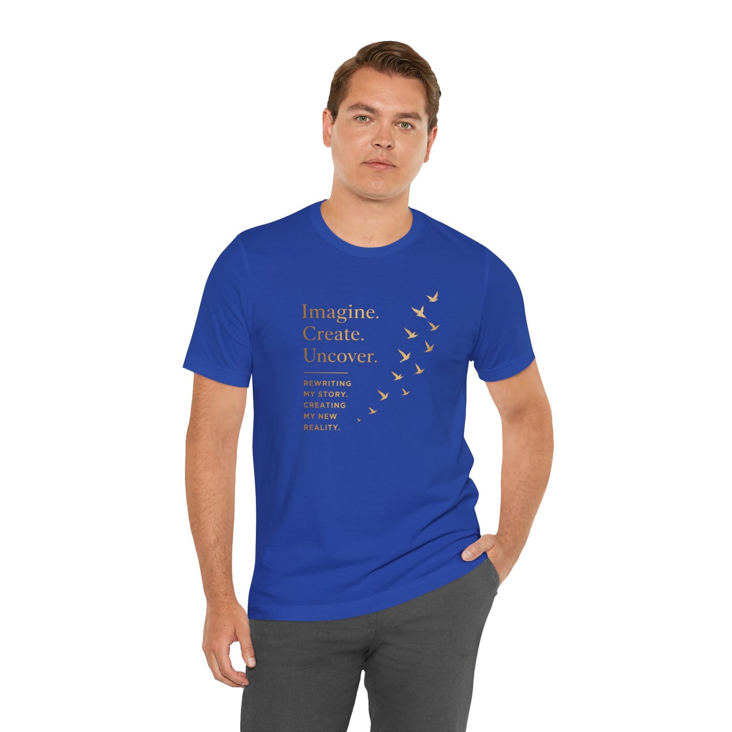 Imagine. Create. Uncover. (Birds) | Unisex Tee