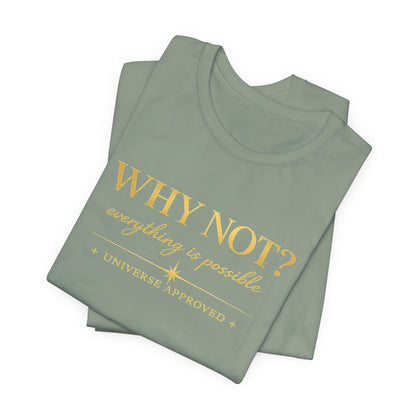 Why Not? Everything is possible | Unisex Tee