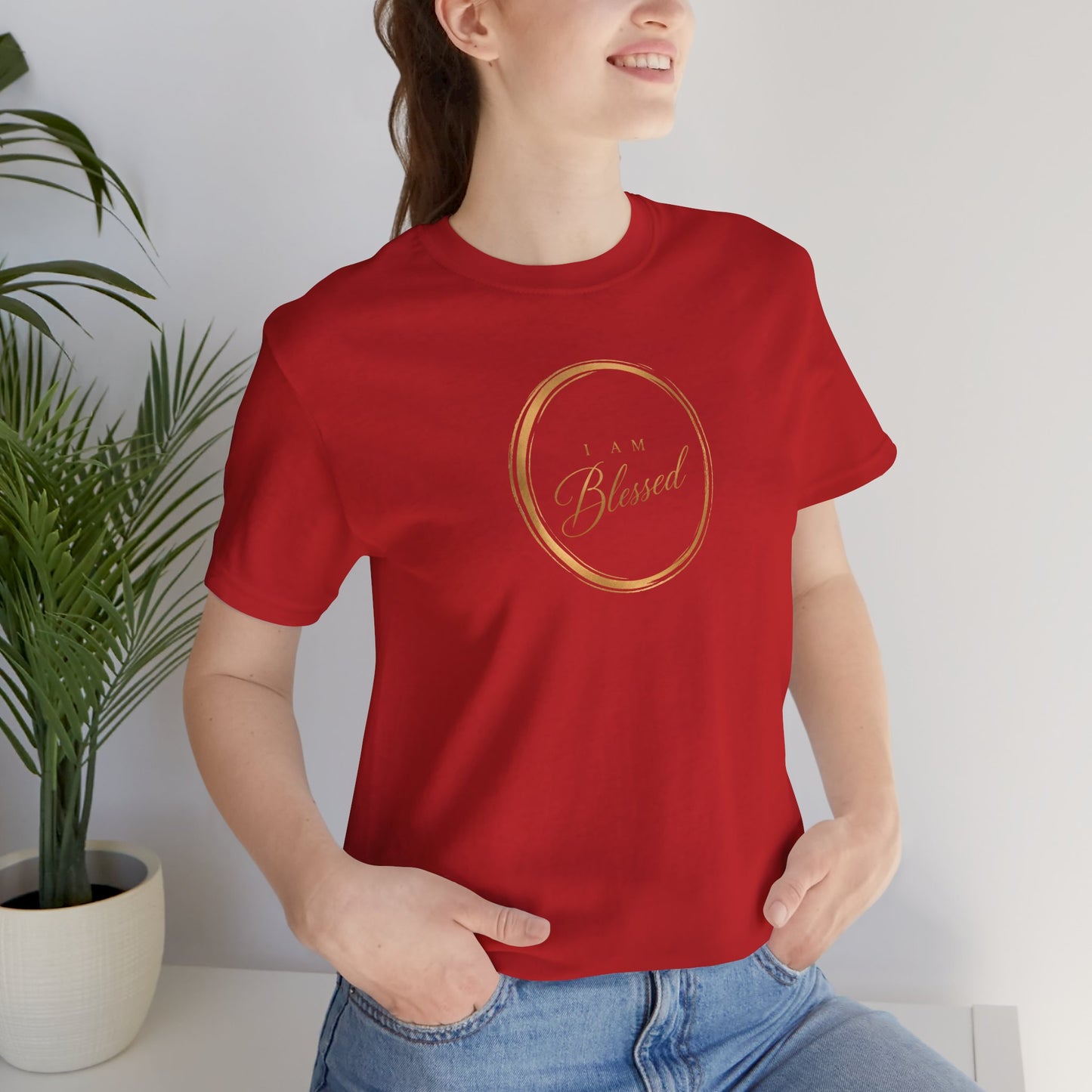 I Am Blessed Unisex Shirt, Affirmation T-shirt, Gratitude Tee, Spiritual Shirt, Positive Affirmation Clothing, Self Love Gift, Inspirational Blessed Tee