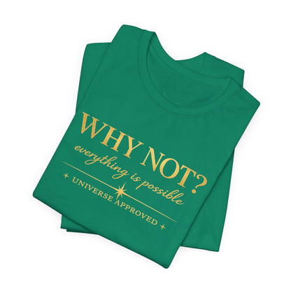 Why Not? Everything is possible | Unisex Tee
