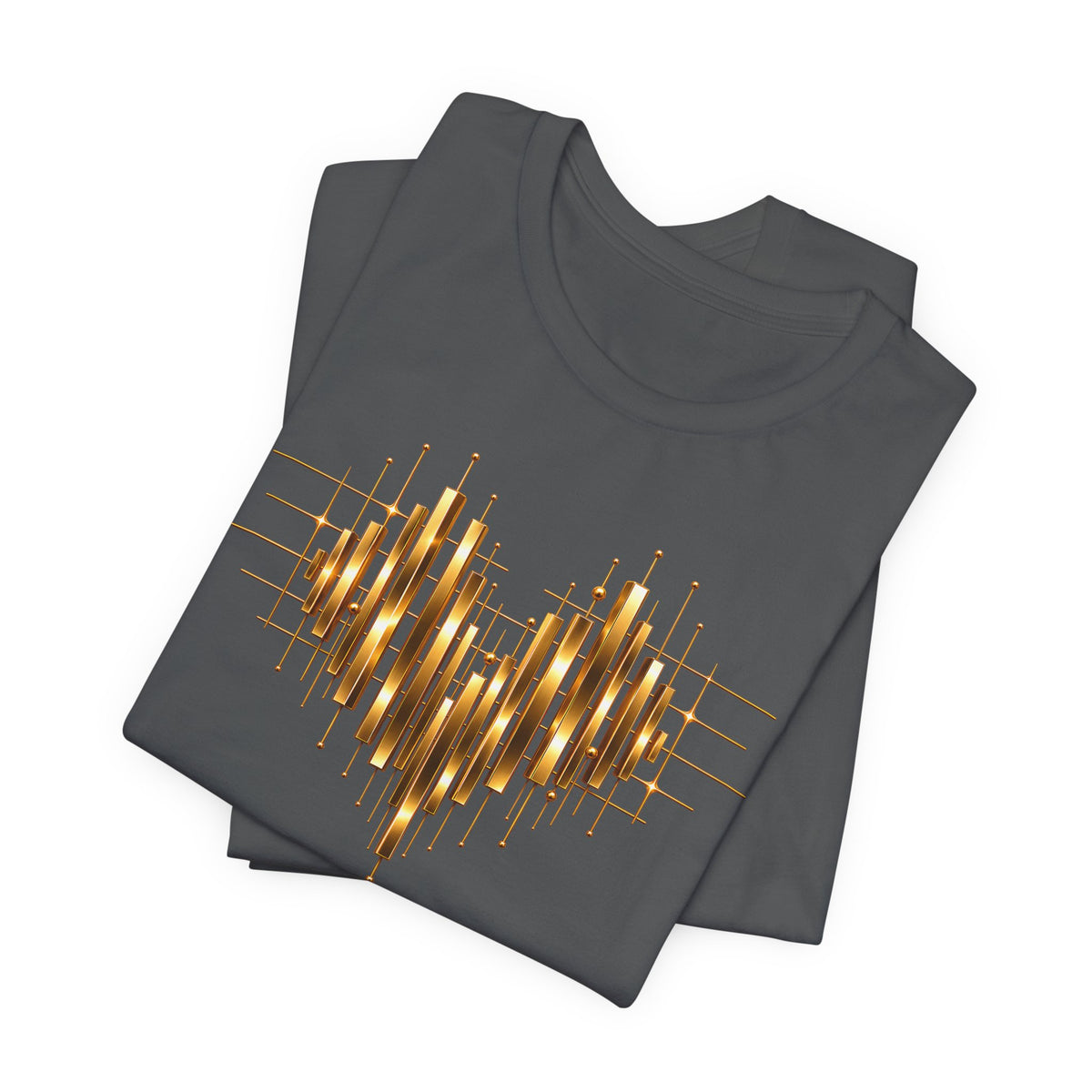 Heart Gold Bars | Unisex Tee