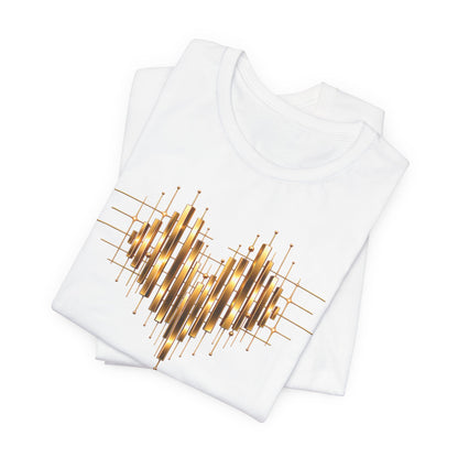 Heart Gold Bars | Unisex Tee