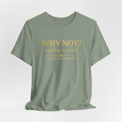 Why Not? Everything is possible | Unisex Tee