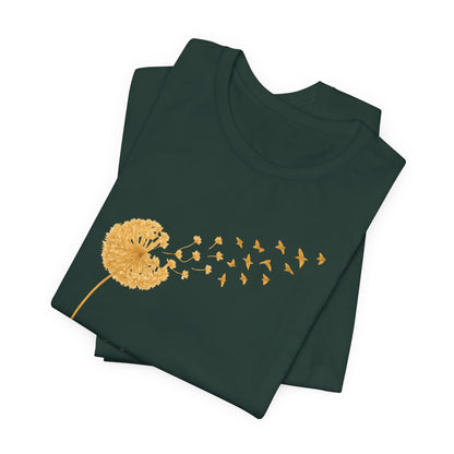 Dandelion Aligned Birds | Unisex Tee