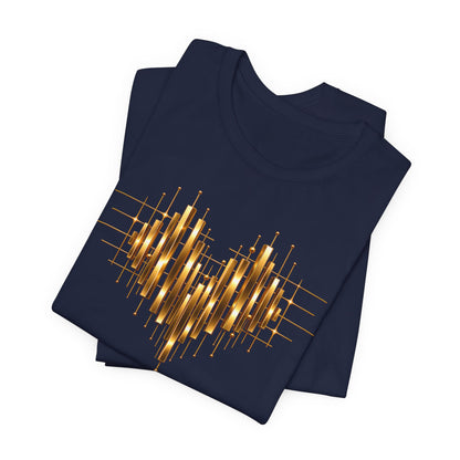 Heart Gold Bars | Unisex Tee