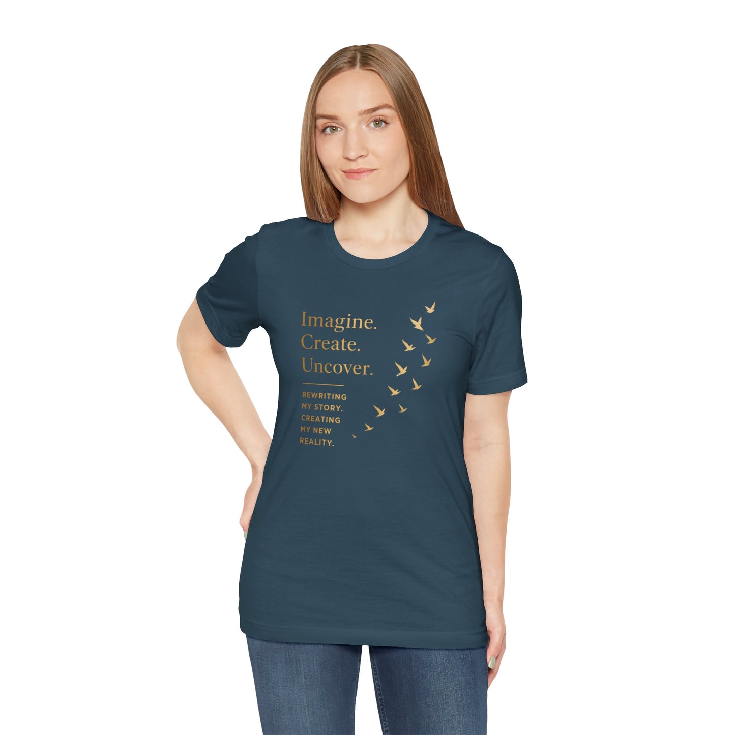 Imagine. Create. Uncover. (Birds) | Unisex Tee