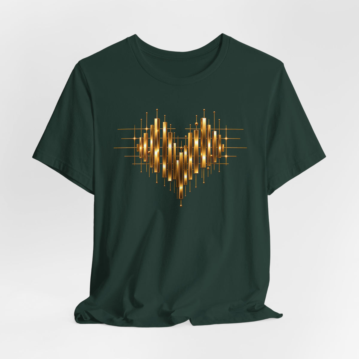 Heart Gold Bars | Unisex Tee
