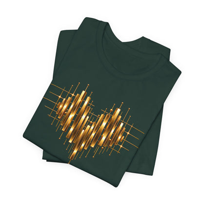 Heart Gold Bars | Unisex Tee