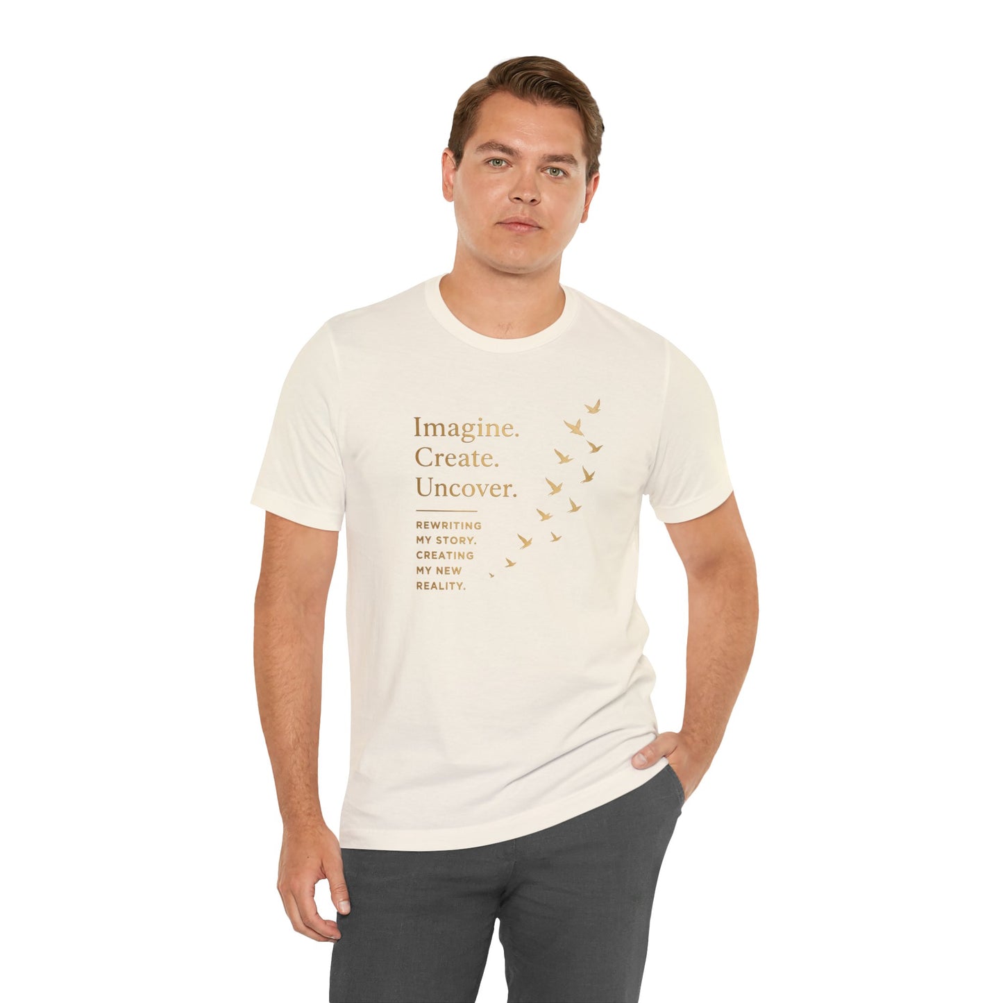 Imagine. Create. Uncover. (Birds) | Unisex Tee
