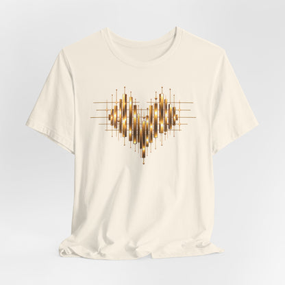 Heart Gold Bars | Unisex Tee