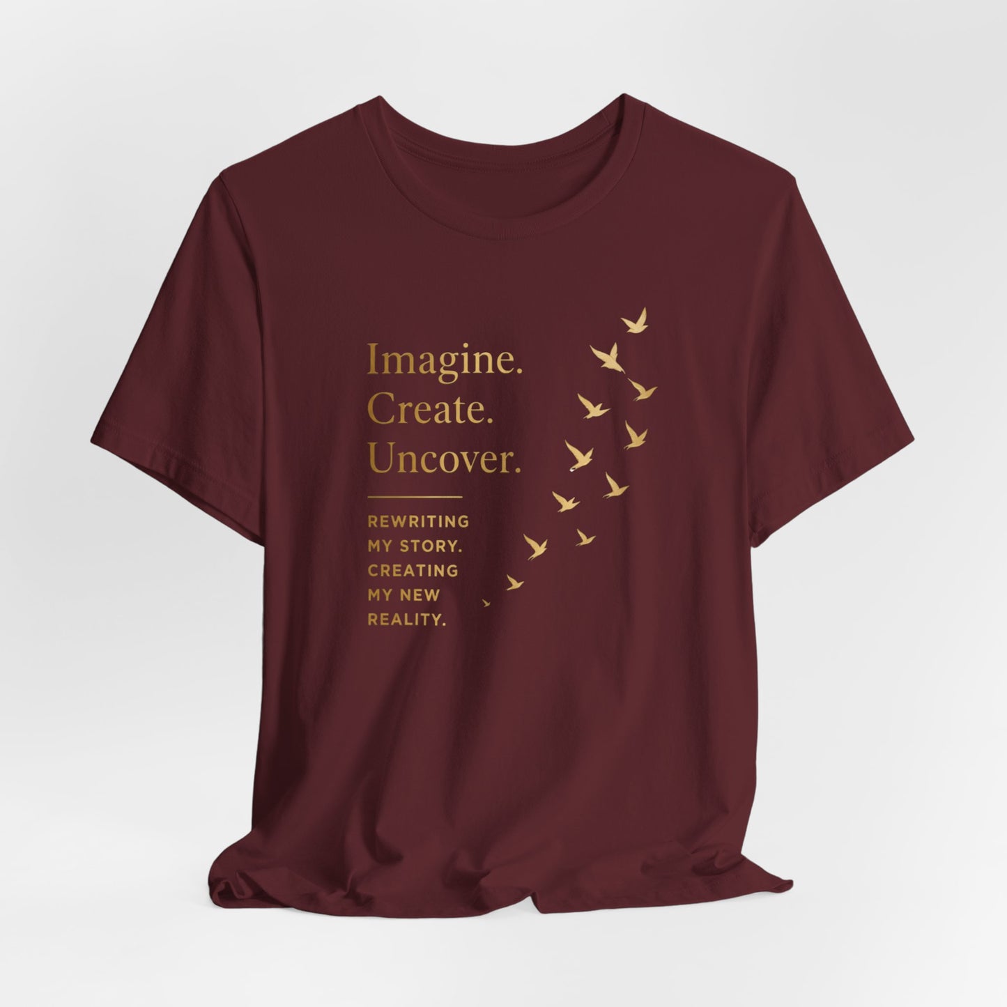 Imagine. Create. Uncover. (Birds) | Unisex Tee