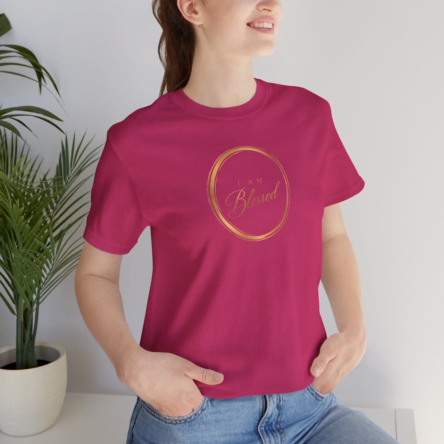 I Am Blessed Unisex Shirt, Affirmation T-shirt, Gratitude Tee, Spiritual Shirt, Positive Affirmation Clothing, Self Love Gift, Inspirational Blessed Tee