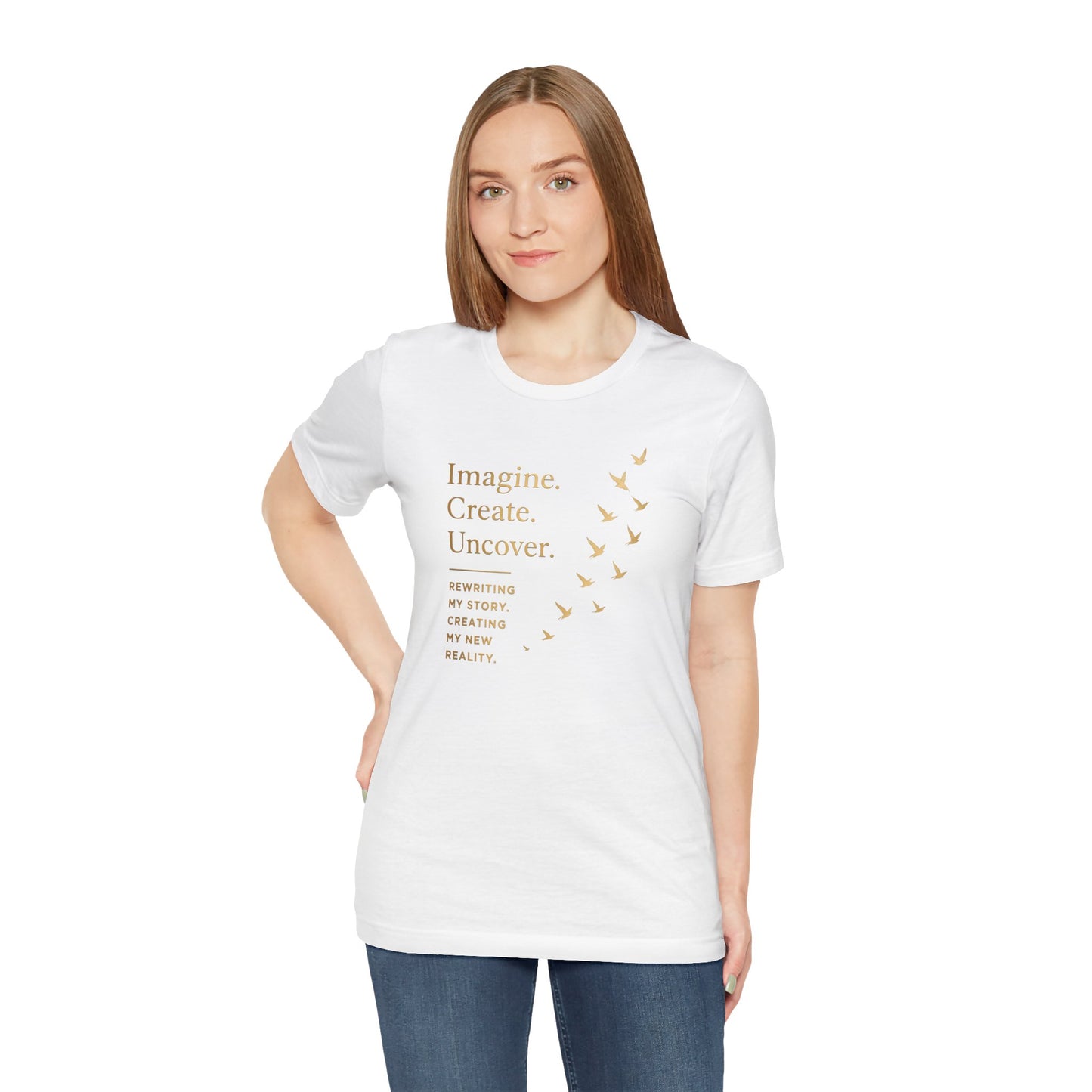 Imagine. Create. Uncover. (Birds) | Unisex Tee