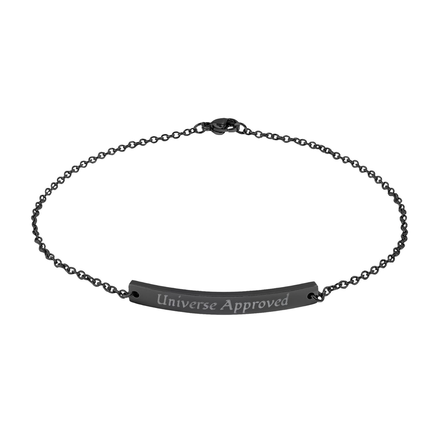 Universe Approved — Engravable Curved Bar Anklet