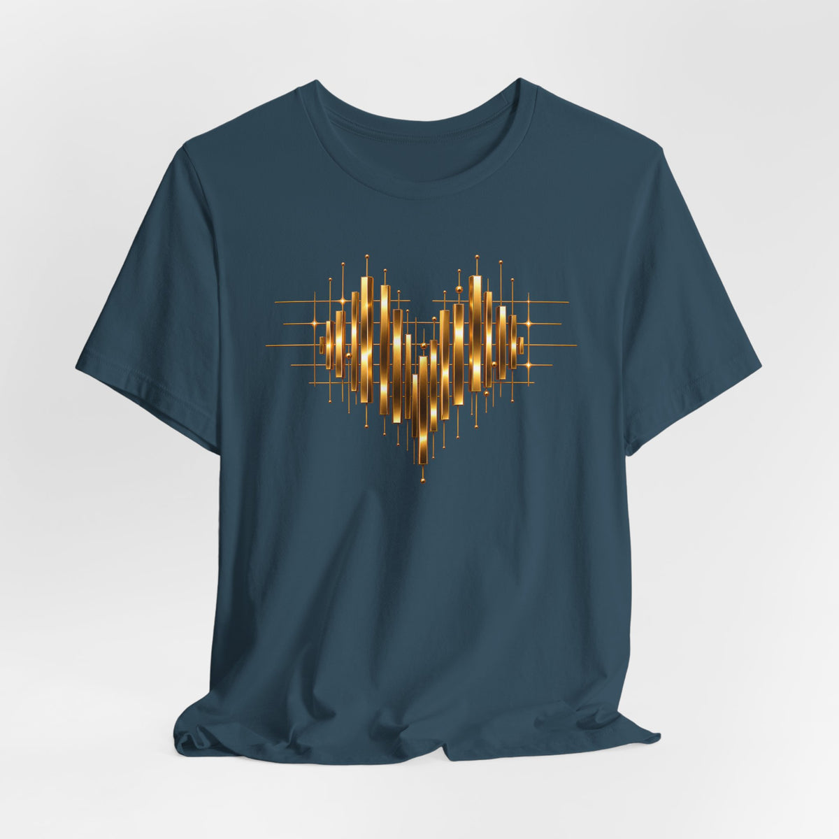 Heart Gold Bars | Unisex Tee