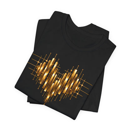Heart Gold Bars | Unisex Tee