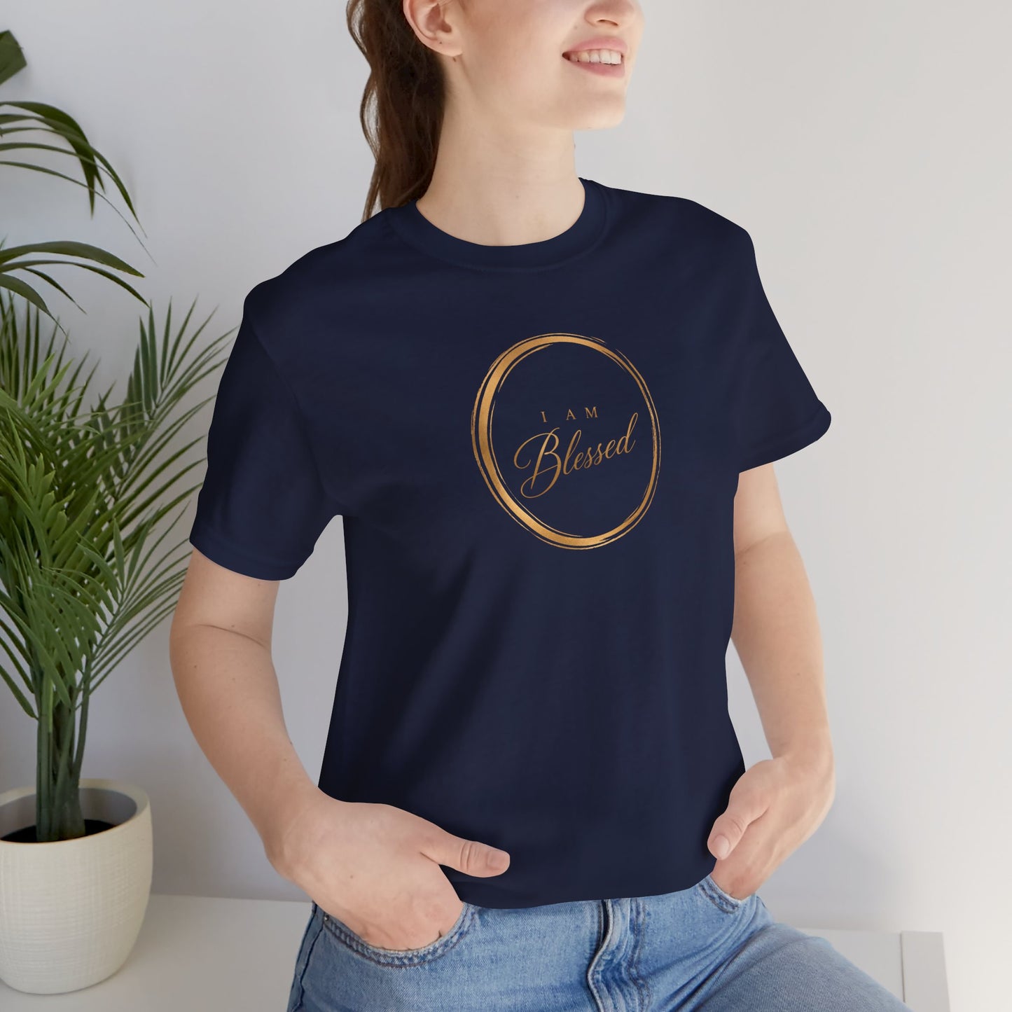 I Am Blessed Unisex Shirt, Affirmation T-shirt, Gratitude Tee, Spiritual Shirt, Positive Affirmation Clothing, Self Love Gift, Inspirational Blessed Tee