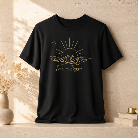 Dream Bigger Sunrise Wave | Unisex Tee