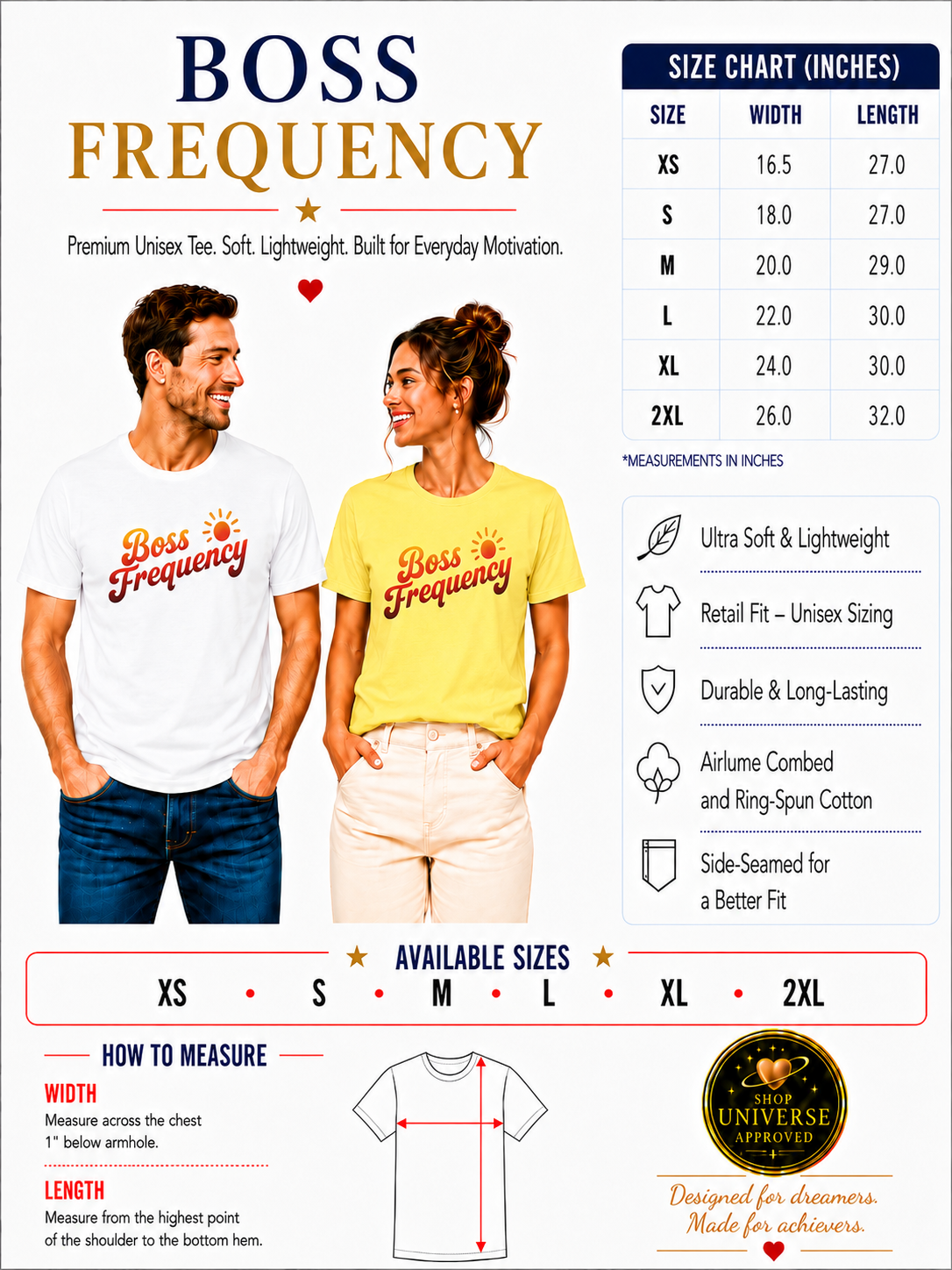 Boss Frequency | Unisex Tee