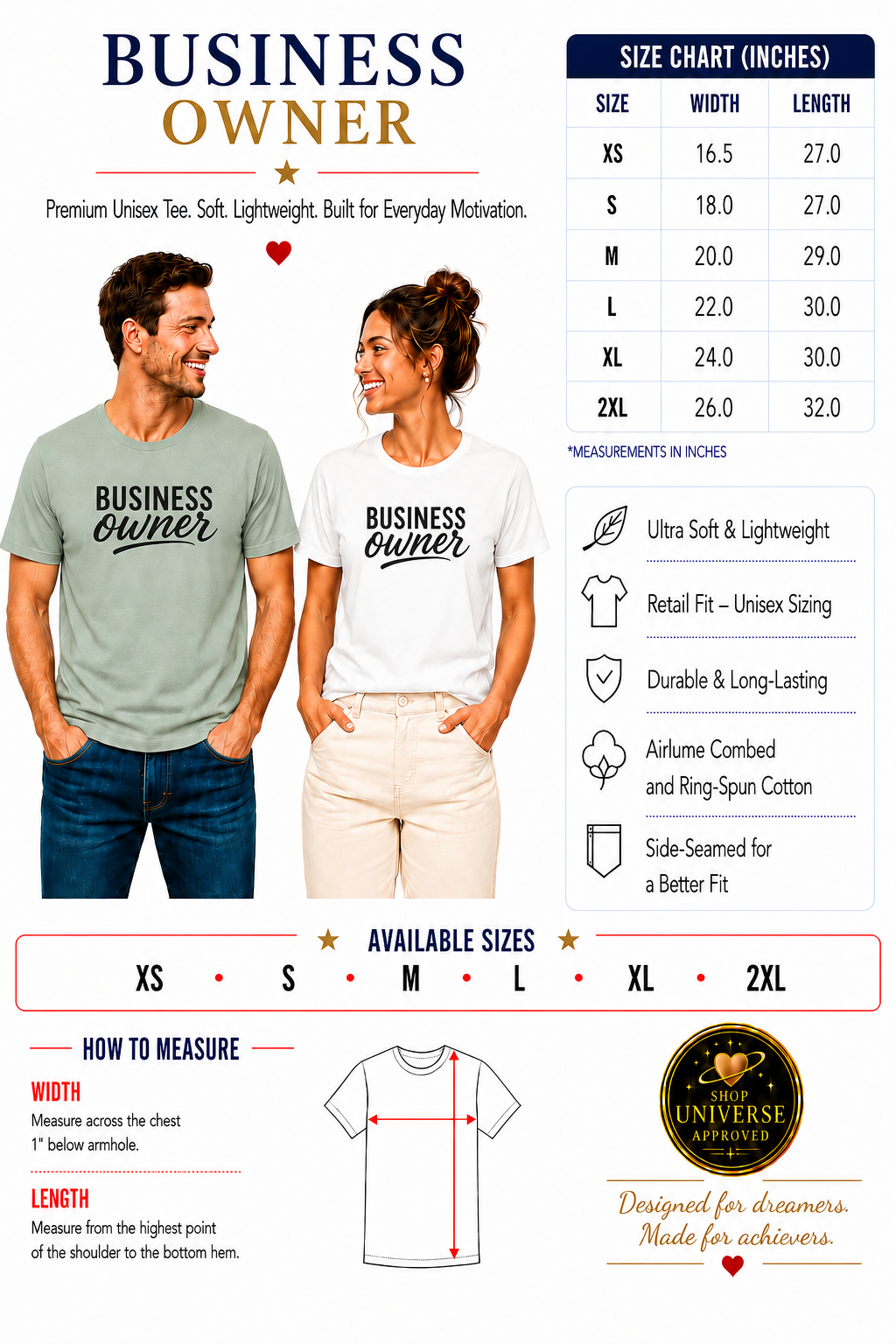 Business Owner | Unisex Tee