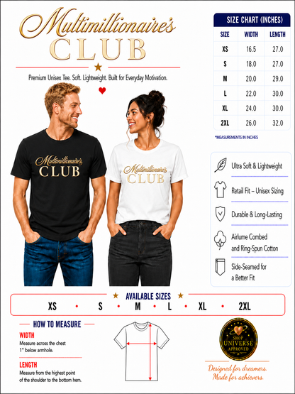 Multimillionaire's Club | Unisex Tee