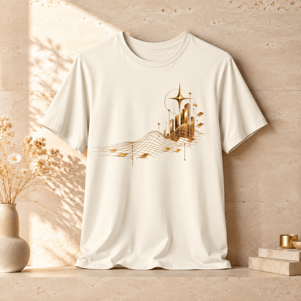 Grid Under Star | Unisex Tee