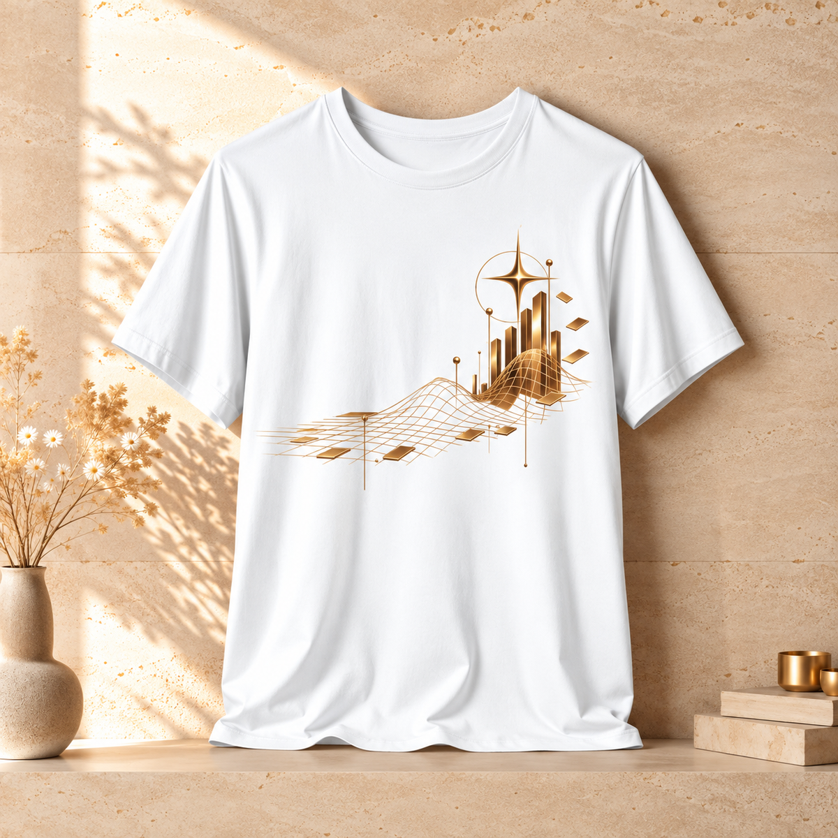 Grid Under Star | Unisex Tee