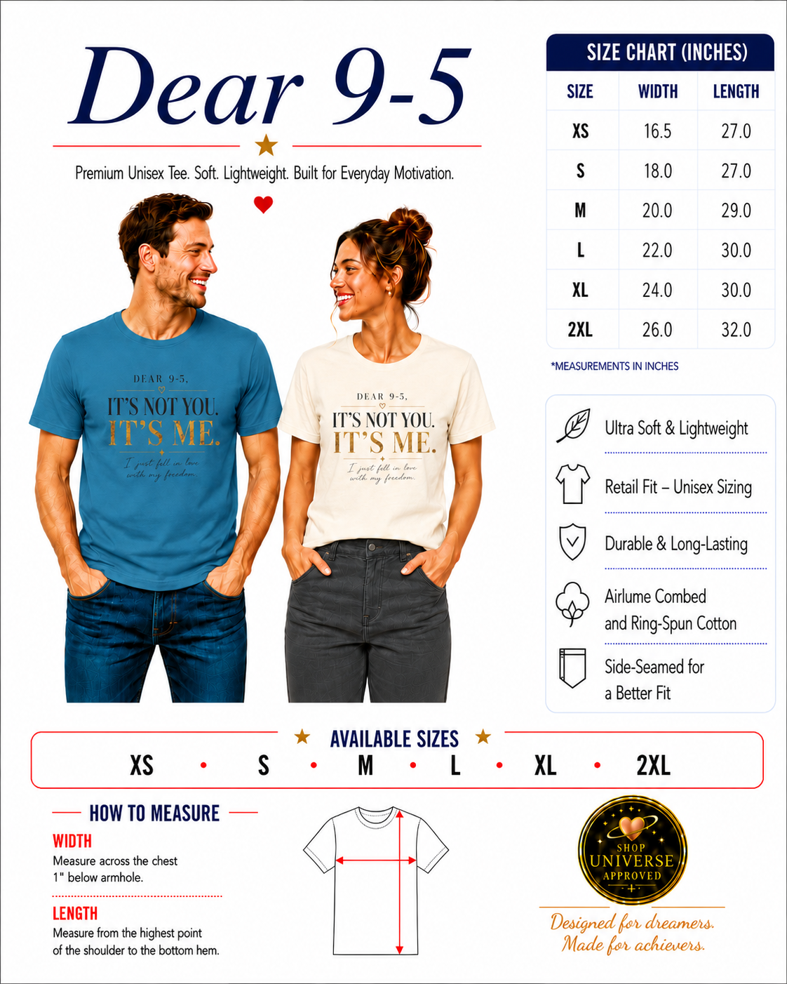 Dear 9-5 | Unisex Tee