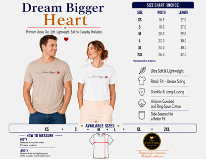 Dream Bigger - Heart | Unisex Tee