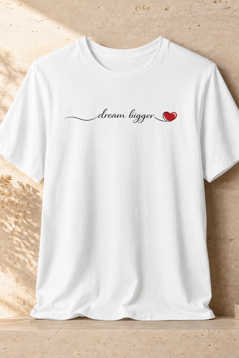 Dream Bigger - Heart | Unisex Tee