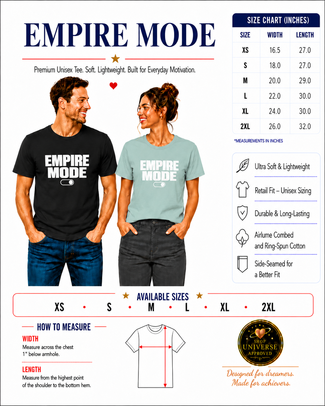 Empire Mode | Unisex Tee